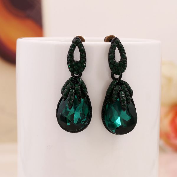 european and american earrings retro exotic bohemian dark green eardrops female earrings, Golden
european and american earrings retro exotic bohemian dark green eardrops female earrings, Golden