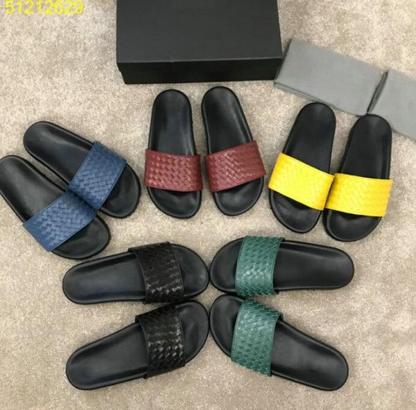 2019 summer men outdoor leisure sandals beach slippers real leather weave designer flip flops slides hombre 38-44, Black
2019 summer men outdoor leisure sandals beach slippers real leather weave designer flip flops slides hombre 38-44, Black