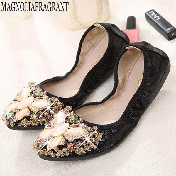 women casual flat shoes woman pointed ballet flats loafers peas fashion rhinestone slip on boats soft lazy shoes zapatos mujer t200325, Black
women casual flat shoes woman pointed ballet flats loafers peas fashion rhinestone slip on boats soft lazy shoes zapatos mujer t200325, Black