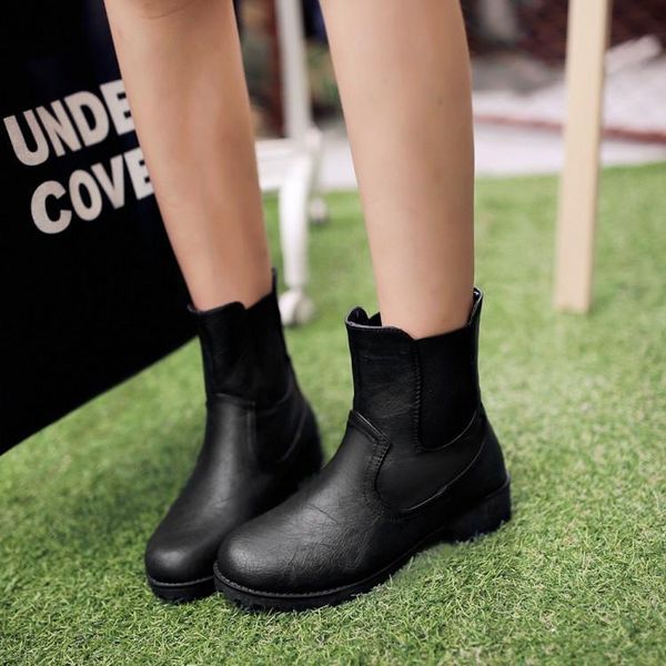 2019 winter boots women faux fur platform solid color short snow boots plus velvet warm ankle women's shoes slip-on, Black
2019 winter boots women faux fur platform solid color short snow boots plus velvet warm ankle women's shoes slip-on, Black