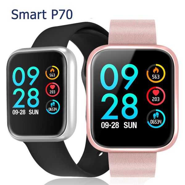 P70 Smart Bracelet Band Tracker Health Sport Smartwatch Bluetooth 4.0 Colorful Screen Heart Rate Blood Pressure Monitoring P80
P70 Smart Bracelet Band Tracker Health Sport Smartwatch Bluetooth 4.0 Colorful Screen Heart Rate Blood Pressure Monitoring P80