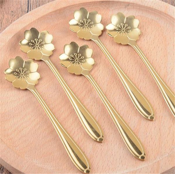 golden cherry blossom spoon creative mixing spoon stainless steel solid color soffee spoon
golden cherry blossom spoon creative mixing spoon stainless steel solid color soffee spoon