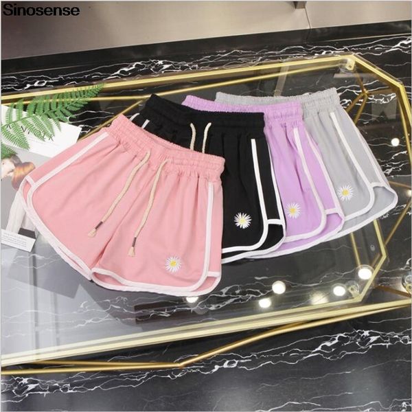 women summer sports shorts 2020 high wasit loose casual shorts elastic waist daisy embroidery solid pink grey black, White;black
women summer sports shorts 2020 high wasit loose casual shorts elastic waist daisy embroidery solid pink grey black, White;black