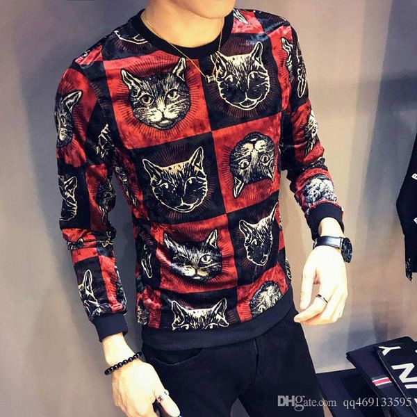 2019 fashion sweater mens sweater long-sleeved round neck mens new fashion mens designer sweater z1, White;black
2019 fashion sweater mens sweater long-sleeved round neck mens new fashion mens designer sweater z1, White;black