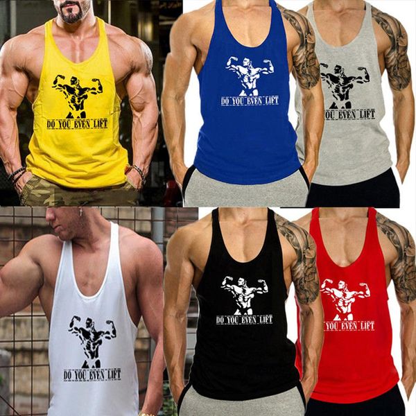 hobbylane men gym muscle sleeveless tee shirt tank bodybuilding sport fitness vest, White;black
hobbylane men gym muscle sleeveless tee shirt tank bodybuilding sport fitness vest, White;black