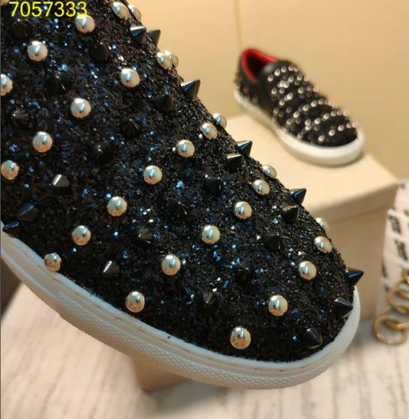 studded designer mens flats shoes slip on beading male rivets sneakers hombre zapatos 38-44, Black
studded designer mens flats shoes slip on beading male rivets sneakers hombre zapatos 38-44, Black