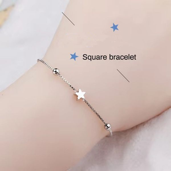 fashion statement exquisite simple star smart temperament bracelet for ladies, Golden;silver
fashion statement exquisite simple star smart temperament bracelet for ladies, Golden;silver