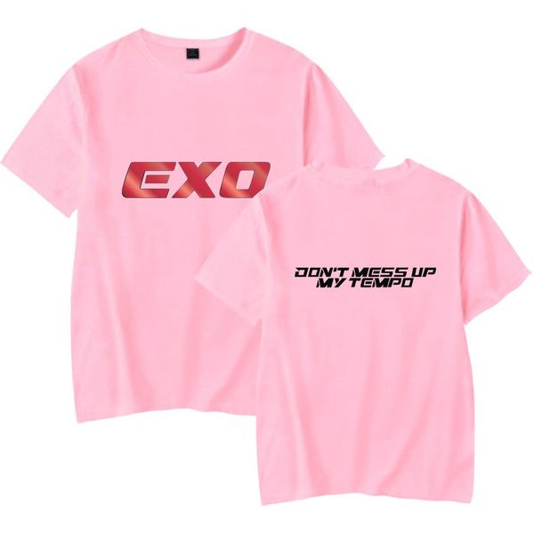 trend heat search exo male group combine short sleeve t pity, Black 
trend heat search exo male group combine short sleeve t pity, Black