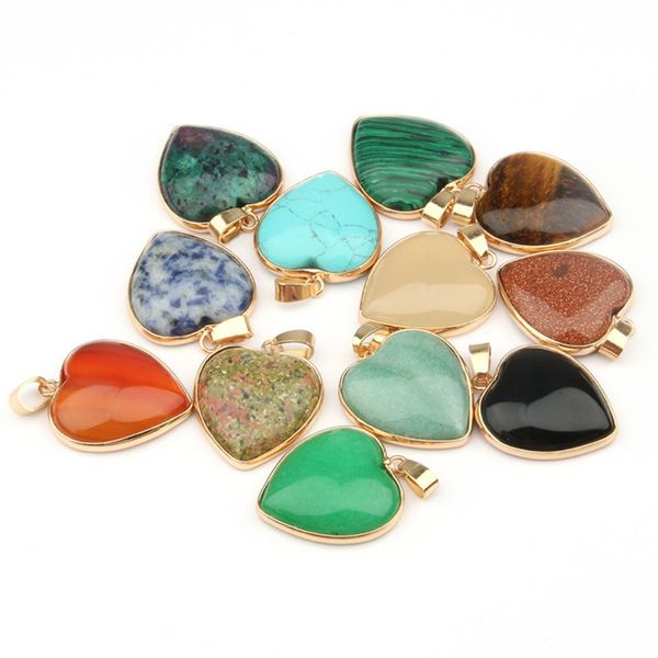 10 pcs gold plated love heart tiger eye stone pendant for gift red agate romantic style jewelry, Silver
10 pcs gold plated love heart tiger eye stone pendant for gift red agate romantic style jewelry, Silver