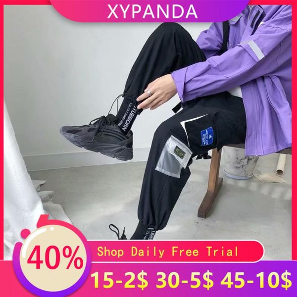 xypanda men's overalls straight straight all-match cargo slim tide brand drawstring drawstring nine-point pants, Black
xypanda men's overalls straight straight all-match cargo slim tide brand drawstring drawstring nine-point pants, Black