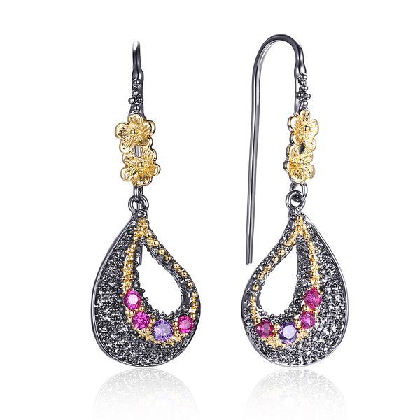 beautiful long earring jewellery color crystal fashion copper jewelry black and gold 2 tone plate pretty women earrings, Silver
beautiful long earring jewellery color crystal fashion copper jewelry black and gold 2 tone plate pretty women earrings, Silver