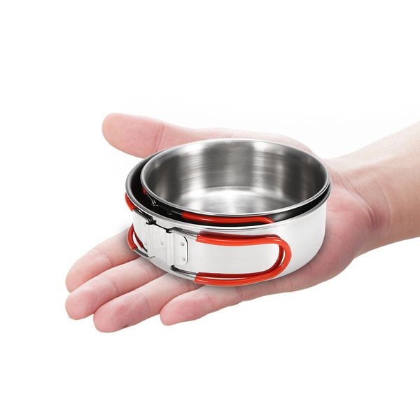 camping cookware outdoor cooking bowls portable lightweight pots backpacking hiking trekking picnic 2pcs stainless steel bowls
camping cookware outdoor cooking bowls portable lightweight pots backpacking hiking trekking picnic 2pcs stainless steel bowls