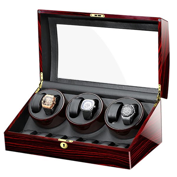 5 modes classic watch winder box mechanical watch automatic winding big storage box holder display silent motor shake, Black;blue
5 modes classic watch winder box mechanical watch automatic winding big storage box holder display silent motor shake, Black;blue