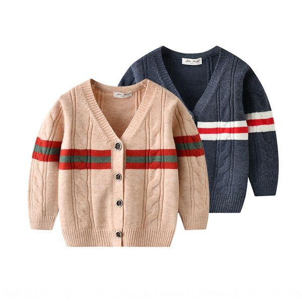 boys' knitted cardigan autumn striped v-neck core-covered yarn coat babies' british coat sweater style sweater top, Blue
boys' knitted cardigan autumn striped v-neck core-covered yarn coat babies' british coat sweater style sweater top, Blue