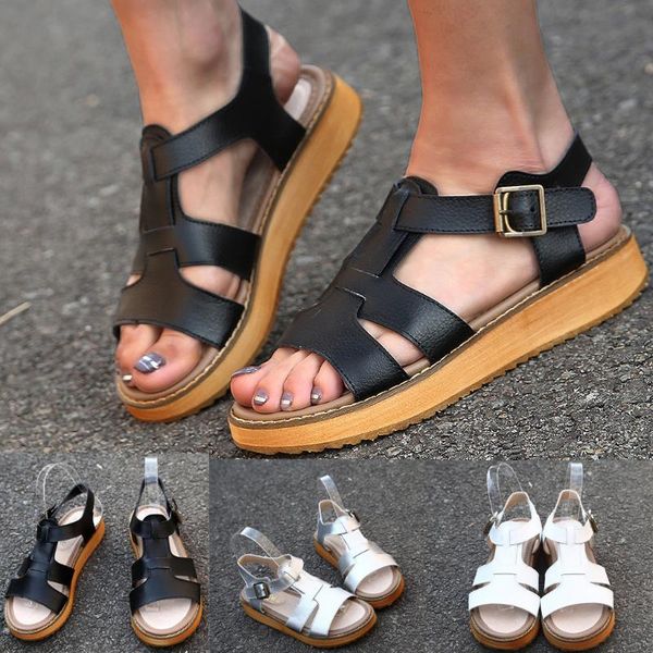 2020 new women summer sandals wedges platform round toe shoes party sandals woman open toe slippers sandalias zapatos mujer, Black
2020 new women summer sandals wedges platform round toe shoes party sandals woman open toe slippers sandalias zapatos mujer, Black