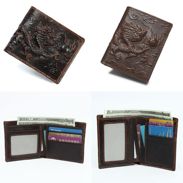 genuine cow leather fold over coin purses women men card slot short wallet vintage dragon pattern cowhide fold over clutch wallets, Red;black
genuine cow leather fold over coin purses women men card slot short wallet vintage dragon pattern cowhide fold over clutch wallets, Red;black