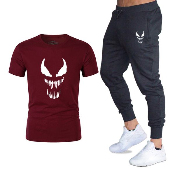 2020 fashion new brand men's printing t-shirt trousers sports suit gym running clothes fitness sports casual wear two sets, Gray
2020 fashion new brand men's printing t-shirt trousers sports suit gym running clothes fitness sports casual wear two sets, Gray
