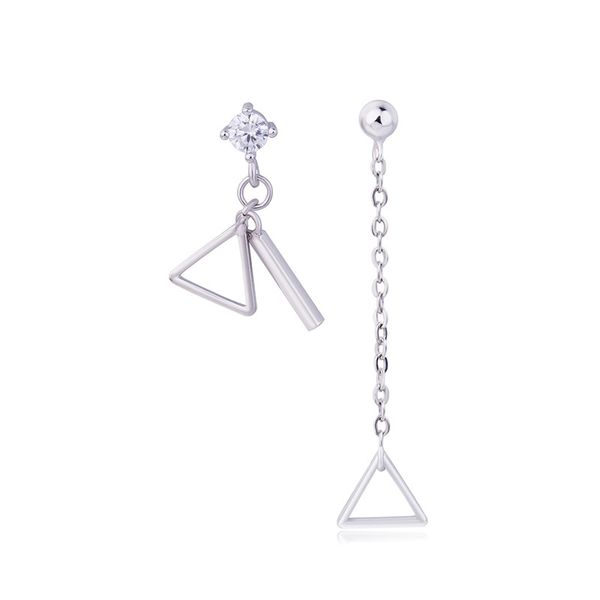 Japan and South Korea openwork triangle asymmetric earline earrings with diamonds simple long Tassel Earrings accessories female
Japan and South Korea openwork triangle asymmetric earline earrings with diamonds simple long Tassel Earrings accessories female