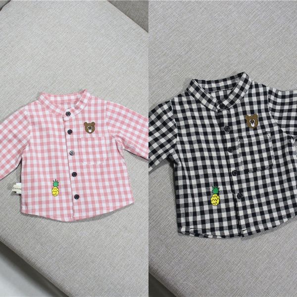n7gcx clothing 2020 season boys and girls pure embroidery clothing children's children's cotton plaid stand collar cartoon embroid, White;black
n7gcx clothing 2020 season boys and girls pure embroidery clothing children's children's cotton plaid stand collar cartoon embroid, White;black