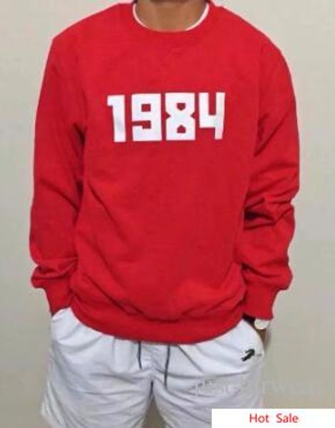 1984 print men women high street pullover hoodie gosh rub lovers casual fashion hooded sweatshirt active sweaters top, Black
1984 print men women high street pullover hoodie gosh rub lovers casual fashion hooded sweatshirt active sweaters top, Black