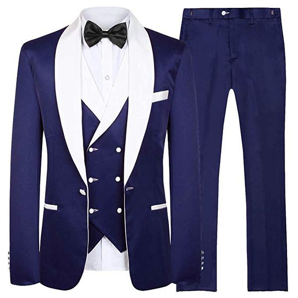 groomsmen light navy blue groom tuxedos shawl white lapel men suits wedding man bridegroom (jacket + pants + vest + tie) l246, Black;gray
groomsmen light navy blue groom tuxedos shawl white lapel men suits wedding man bridegroom (jacket + pants + vest + tie) l246, Black;gray
