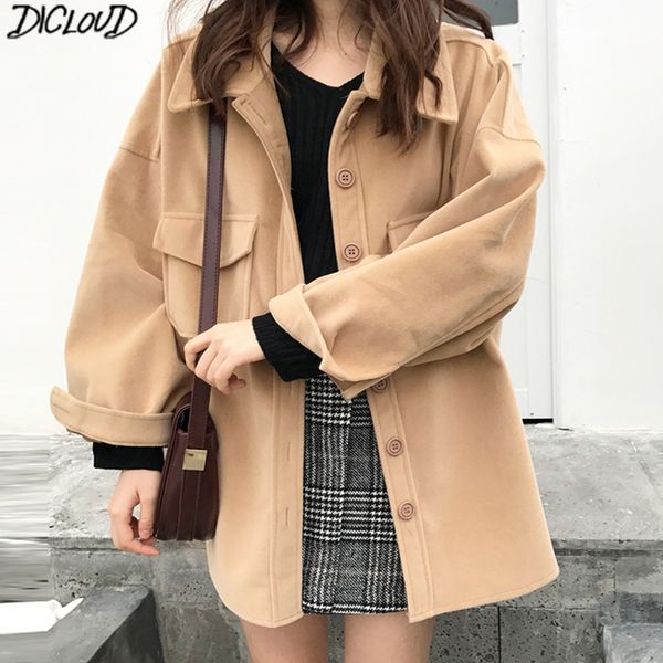 dicloud крупногабаритных пальто зимы женщин корейских распашонки ladies vintage длинные пальто женского хаки одежда harajuku топы новых, Black
dicloud крупногабаритных пальто зимы женщин корейских распашонки ladies vintage длинные пальто женского хаки одежда harajuku топы новых, Black
