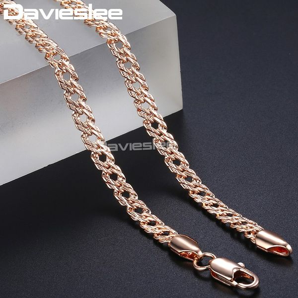 rose gold necklace for women cuban link chain 585 rose gold filled womens necklaces chain jewelry 5mm 50cm 55cm 60cm dlgn453, Silver
rose gold necklace for women cuban link chain 585 rose gold filled womens necklaces chain jewelry 5mm 50cm 55cm 60cm dlgn453, Silver