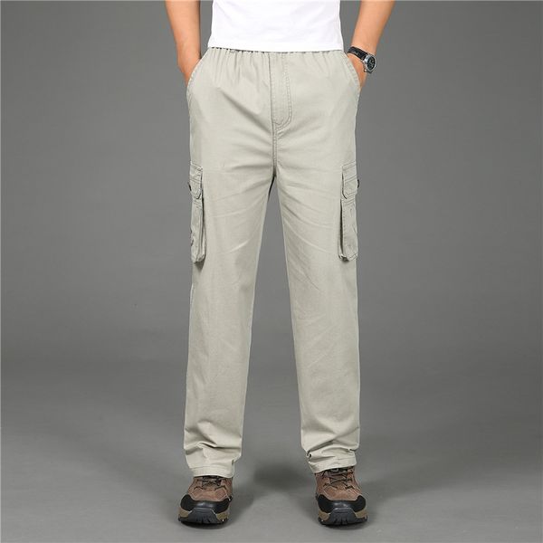 new spring men cargo cotton pants pocket large size big -5xl loose out door casual style pants, Black
new spring men cargo cotton pants pocket large size big -5xl loose out door casual style pants, Black