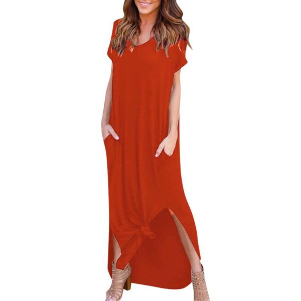 fashion new spring 2020 women's loose summer short sleeve long dress womens loose summer beach short sleeves floor length long, Black;gray
fashion new spring 2020 women's loose summer short sleeve long dress womens loose summer beach short sleeves floor length long, Black;gray