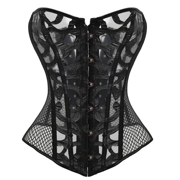 missky women shapers solid color punk style corset satin overbust lace up shapewear outfit, Black;white
missky women shapers solid color punk style corset satin overbust lace up shapewear outfit, Black;white