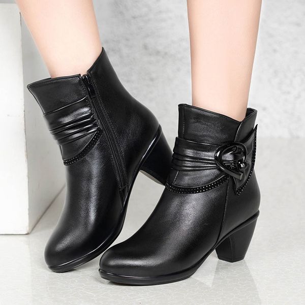buckle strap black ankle boots for women classics pu leather winter snow boots women square heel platform winter
buckle strap black ankle boots for women classics pu leather winter snow boots women square heel platform winter