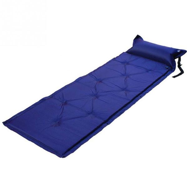 

camping mat self-inflating mattress with pillow moisture-proof 183*57*2.5cm tent bed single laybag sleeping mat inflating bed