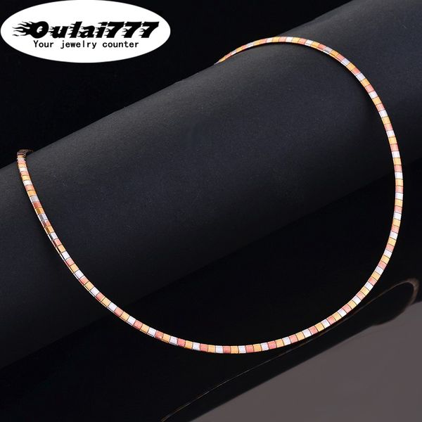oulai777 necklace women choker chian fashion necklaces 2019 stainless steel boho jewelry on the neck women\x27s necklace silver
oulai777 necklace women choker chian fashion necklaces 2019 stainless steel boho jewelry on the neck women\x27s necklace silver