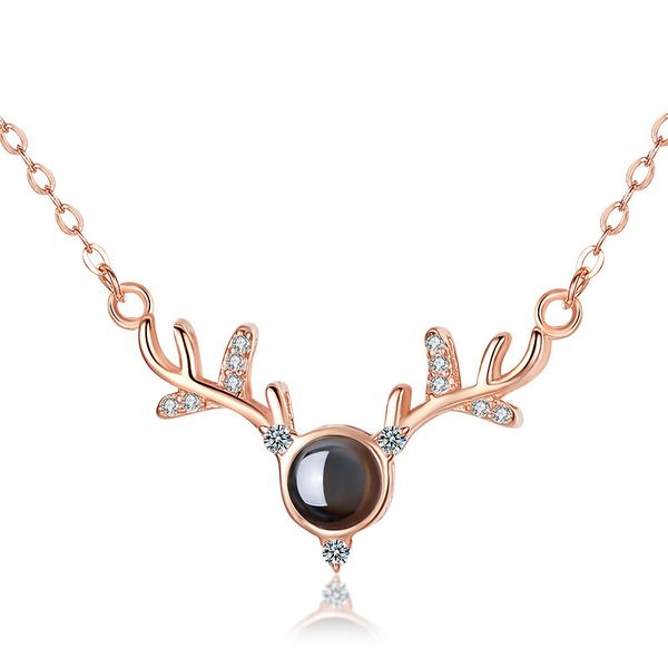 100 languages of love 925 sterling silver white gold rose gold plating with zirconia deer horn pendant necklace
100 languages of love 925 sterling silver white gold rose gold plating with zirconia deer horn pendant necklace