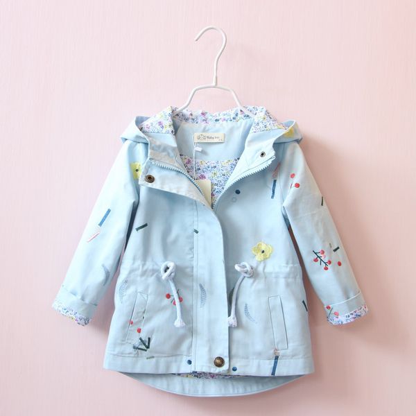 girls embroidered flower jackets newborn spring autumn baby hooded jackets and coats kids clothes windbreaker for 2-7t girls, Blue;gray
girls embroidered flower jackets newborn spring autumn baby hooded jackets and coats kids clothes windbreaker for 2-7t girls, Blue;gray