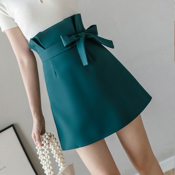 2020 elegant high waist skirt women sashes casual slim office ladies black pink skirts casual vintage saia mujer faldas
2020 elegant high waist skirt women sashes casual slim office ladies black pink skirts casual vintage saia mujer faldas