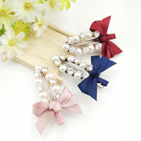 fashion 1pc new girls bowknots pearls hair clip trendy crystle korean women alloy hair accessories, Black;brown
fashion 1pc new girls bowknots pearls hair clip trendy crystle korean women alloy hair accessories, Black;brown