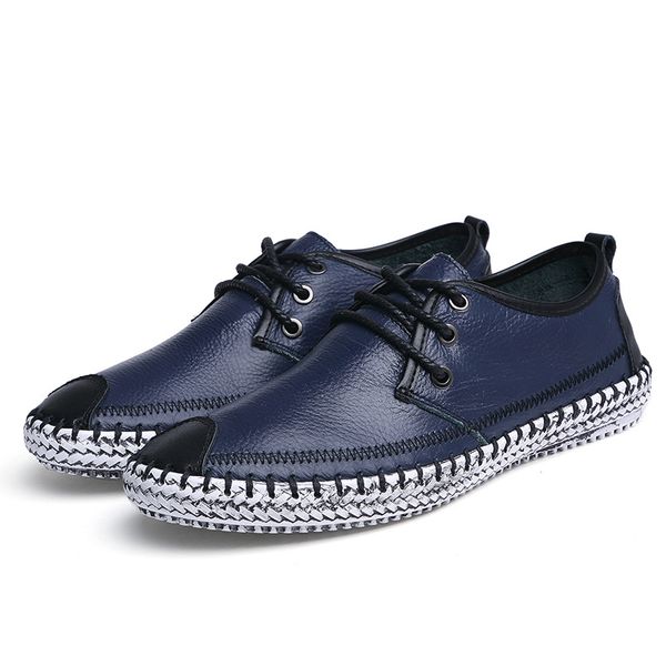 leather shoes men selling men sneakers casual footwear fashion exquisite stitch breathable lace-up male shoes, Black
leather shoes men selling men sneakers casual footwear fashion exquisite stitch breathable lace-up male shoes, Black