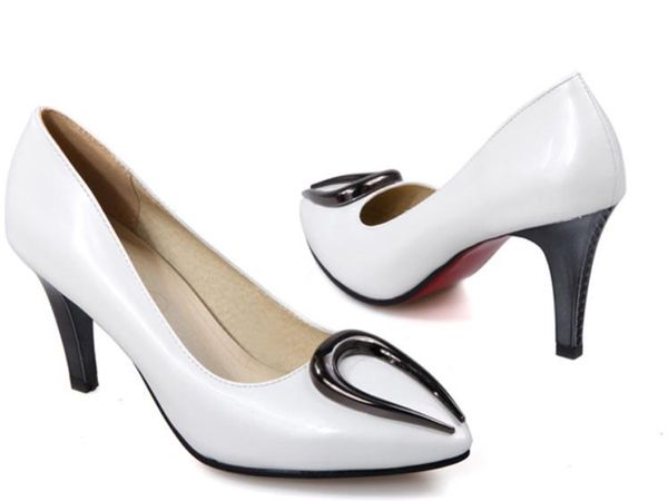 2019 women's shoes in spring and autumn with new style high heel fine heel pointed end@2082, Black
2019 women's shoes in spring and autumn with new style high heel fine heel pointed end@2082, Black