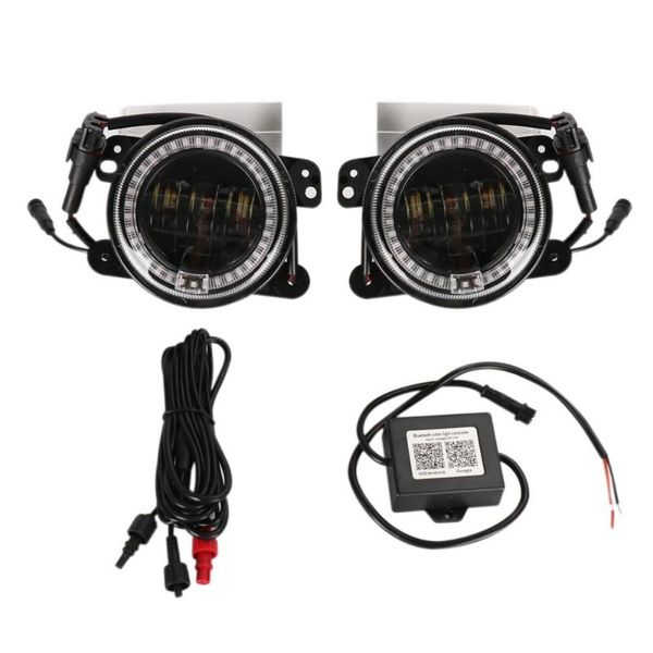 new 2pcs 4-inch rgb led fog light 30w auto driving lamp bluetooth controlled off-road modified fog light for for wrangler
new 2pcs 4-inch rgb led fog light 30w auto driving lamp bluetooth controlled off-road modified fog light for for wrangler