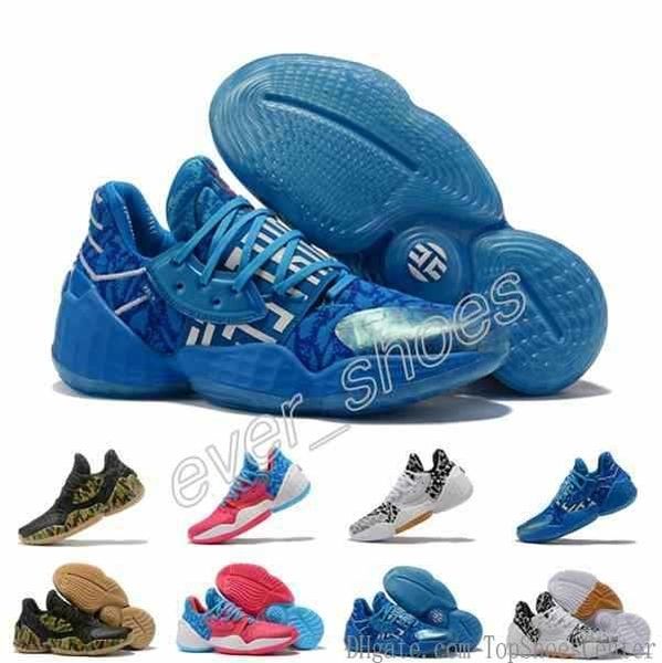 

nerw harden vol.4 basketball shoes for men james ls pk bred black white sneakers sports running shoes mens designer shoes 7-12