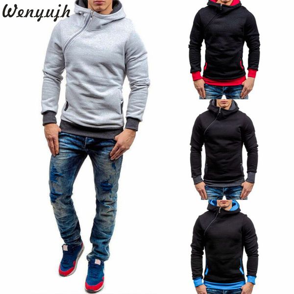 wenyujh 2019 mens hooded jacket male slim casual new fashion autumn winter warm coat zipper men long sleeve pullovers homme top, Black
wenyujh 2019 mens hooded jacket male slim casual new fashion autumn winter warm coat zipper men long sleeve pullovers homme top, Black