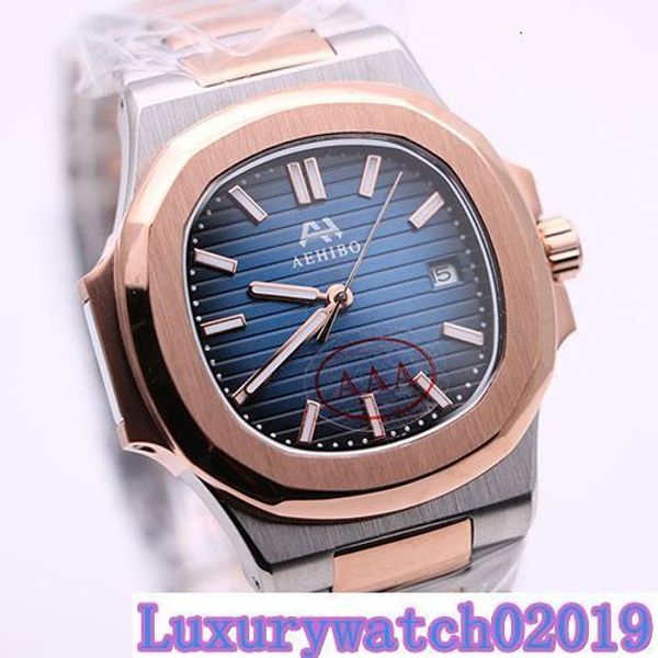 two tone stainless steel band aehibo sapphire automatic mens watch oval blue dial watches 42mm skeleton transparent case back wristwatches, Slivery;brown
two tone stainless steel band aehibo sapphire automatic mens watch oval blue dial watches 42mm skeleton transparent case back wristwatches, Slivery;brown