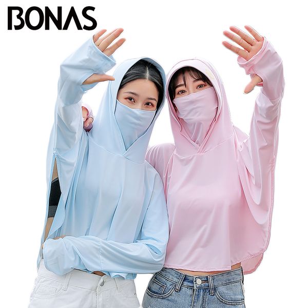 bonas sun protective hooded coat women jacket summer sunscreen windbreake anti-uv breathable thin casual long sleeve jacket hat, Black;brown
bonas sun protective hooded coat women jacket summer sunscreen windbreake anti-uv breathable thin casual long sleeve jacket hat, Black;brown