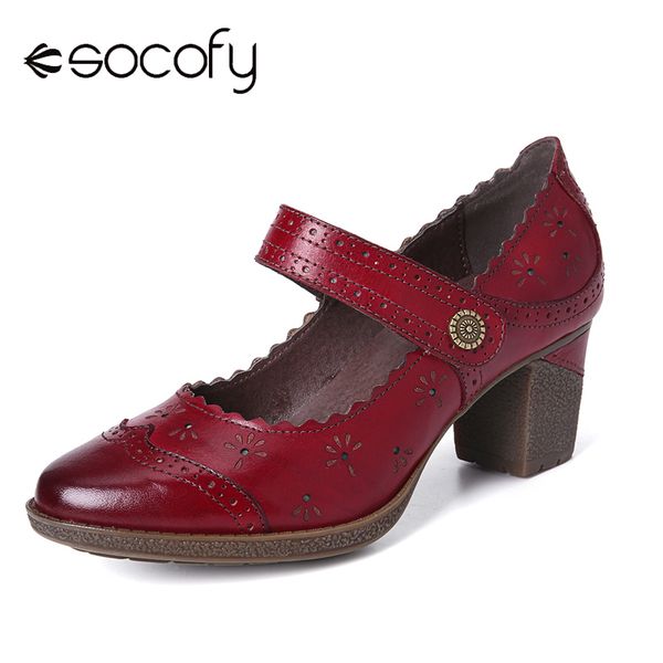 socofy retro hollow embossed flower elegant pump buckle genuine leather solid color pumps women shoes botas mujer 2020, Black
socofy retro hollow embossed flower elegant pump buckle genuine leather solid color pumps women shoes botas mujer 2020, Black