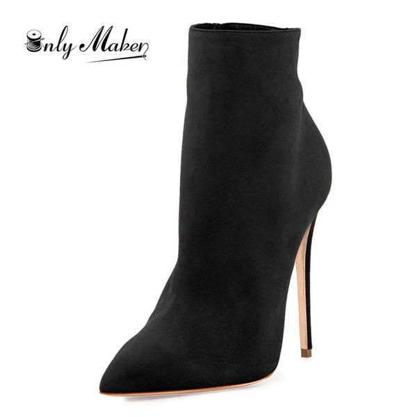 onlymaker 12cm high heel boot women's shoes thin heel zapatos mujer botas shoes wedding boots red and blue color plus si, Black
onlymaker 12cm high heel boot women's shoes thin heel zapatos mujer botas shoes wedding boots red and blue color plus si, Black