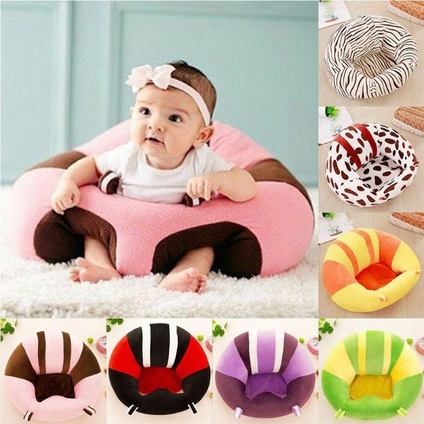 2019 brand new infant toddler kids baby support seat sit up soft chair cushion sofa plush pillow toy bean bag animal sofa seat