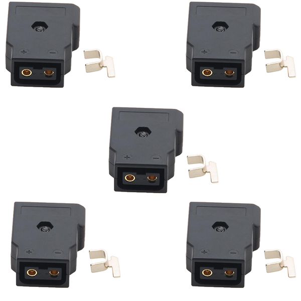pack of 5 female d-tap plug connector for dslr rig power cable v-mount anton battery black
pack of 5 female d-tap plug connector for dslr rig power cable v-mount anton battery black