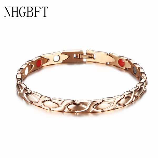 nhgbft rose gold color energy magnetic bracelets for men stainless steel bracelets bangles women jewelry dropshipping, Black
nhgbft rose gold color energy magnetic bracelets for men stainless steel bracelets bangles women jewelry dropshipping, Black