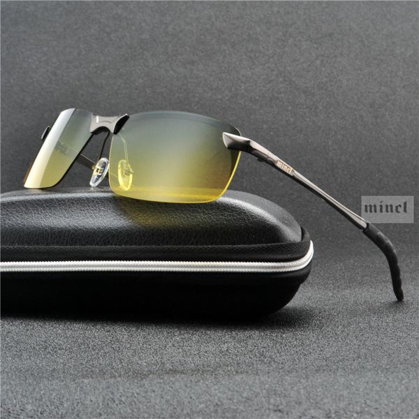 polarized sunglasses for men women day and night glasses fashion metal men's night vision male driving goggle fml, White;black
polarized sunglasses for men women day and night glasses fashion metal men's night vision male driving goggle fml, White;black